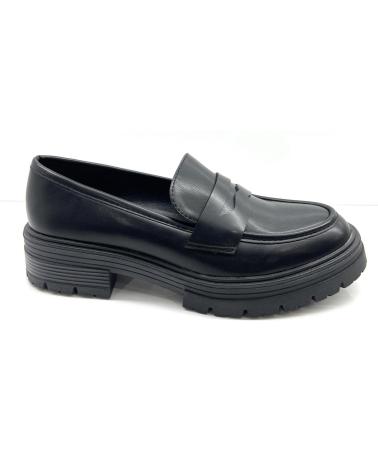 Mocasines de Mujer CHIC VISION MOCASIN CASUAL ANTIFAZ PISO GOMA NEGRO