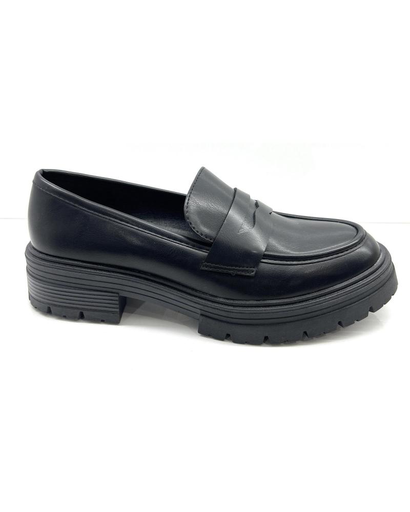 Mocasines de Mujer CHIC VISION MOCASIN CASUAL ANTIFAZ PISO GOMA NEGRO