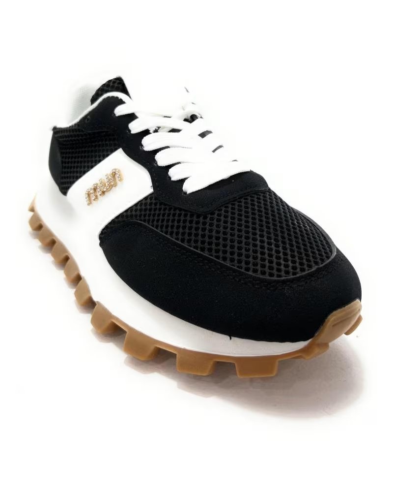 DAMEN-SNEAKER VON TONI PONS MIT SCHNÜRUNG UND STOLLENSOHLE IN SCHWARZ NEGRO