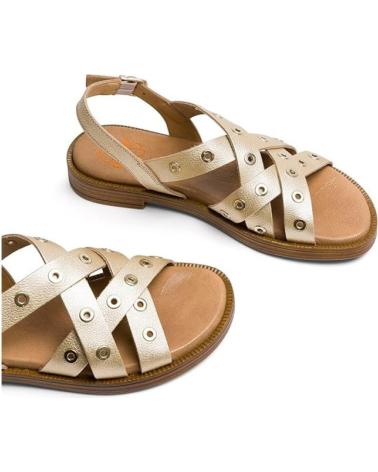Woman Sandals PORRONET SANDALIAS PLANAS MUJER 3125 ORO DORADO