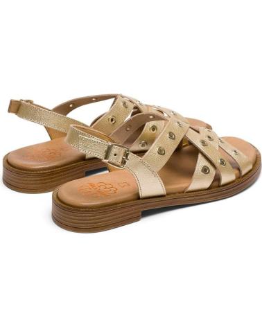 Woman Sandals PORRONET SANDALIAS PLANAS MUJER 3125 ORO DORADO