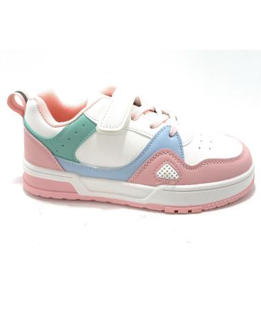 girl and boy Trainers DEMAX DEPORTES NINOS COLEGIAL COLORES ELASTICO ROSA