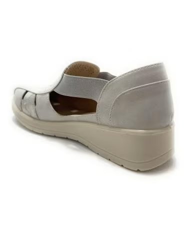 Schuhe für Damen TONI PONS KOMFORTSCHUHE MIT GUMMIZUG UND LOCHMUSTER GRIS