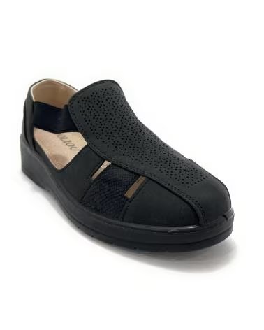 Sapatos de Mulher TONI PONS CONFORTO PICADO ELÁSTICO NEGRO