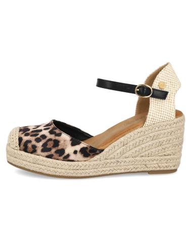 Sandálias de Mulher L&R SHOES CUNAS DE ESPARTO LR SHOES MDCF-3036 PARA MUJER EN COLOR MARR MARRON