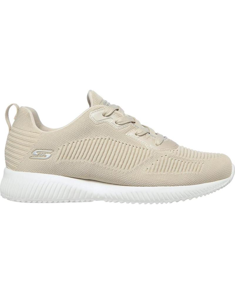 Sportif pour Femme SKECHERS BOBS SPORT SQUAD TOUGH TALK 32504 NATURAL BEIGE