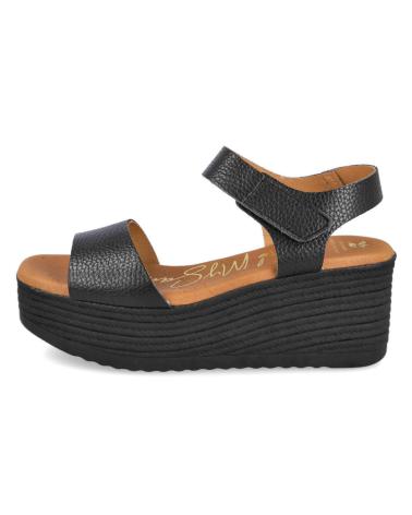 Woman Sandals OH MY SANDALS CUNAS DE ESPARTO MD5712 PARA MUJER EN COLOR NEGRO
