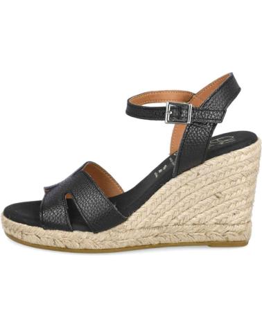 Sandalias de Mujer OH MY SANDALS CUNAS DE ESPARTO MD5746 PARA MUJER EN COLOR NEGRO