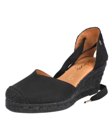 Sandales pour Femme CABRERA CUNAS DE ESPARTO MD26NS-5 PARA MUJER EN COLOR NEGRO
