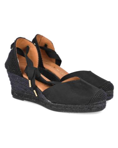 Sandales pour Femme CABRERA CUNAS DE ESPARTO MD26NS-5 PARA MUJER EN COLOR NEGRO