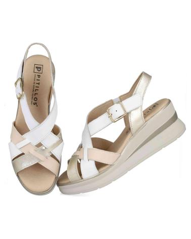 Sandales pour Femme PITILLOS CUNAS DE ESPARTO MD10360 PARA MUJER EN COLOR BLANCO