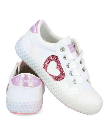 Esportes  de Menina CONGUITOS ZAPATILLAS MDCOSH282100 PARA NINAS EN COLOR BLANCO