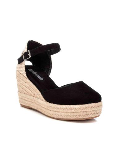 Sandalias de Mujer REFRESH CUNAS DE ESPARTO MD172644 PARA MUJER EN COLOR NEGRO