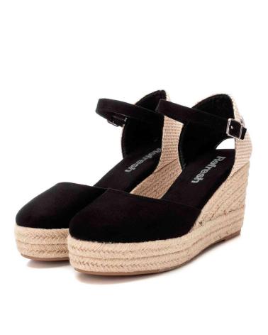 Sandalias de Mujer REFRESH CUNAS DE ESPARTO MD172644 PARA MUJER EN COLOR NEGRO