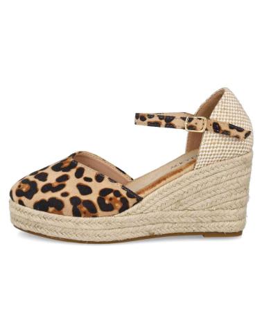 Sandálias de Mulher L&R SHOES CUNAS DE ESPARTO LR SHOES MD5129 PARA MUJER EN COLOR MARRON