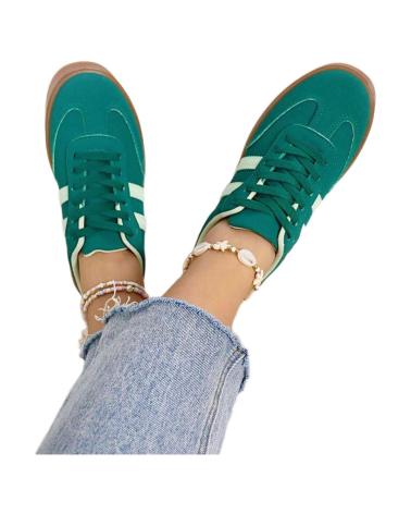 L&R SHOES LA-81 PLATFORM CASUAL GREEN SNEAKERS VERDE
