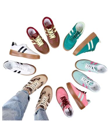 L&R SHOES LA-81 PLATFORM CASUAL GREEN SNEAKERS VERDE