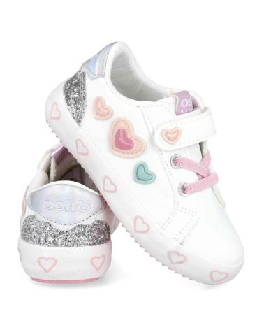 Sneaker für Mädchen CONGUITOS ZAPATILLAS MDOSSH153015 PARA NINAS EN COLOR BLANCO