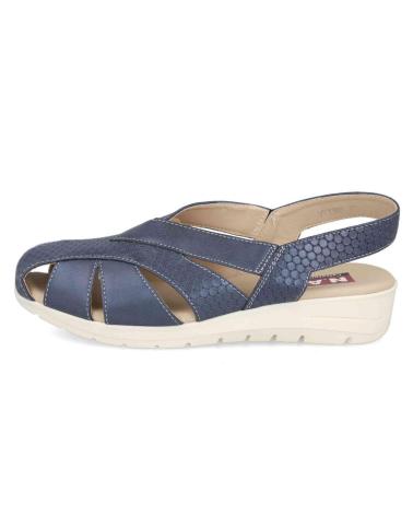 Sandálias de Mulher L&R SHOES CUNAS DE ESPARTO LR SHOES MDET1368 PARA MUJER EN COLOR AZUL