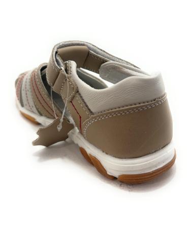 Sandali per Bambina e Bambino BUBBLE BOBBLE SANDALIAS NINO PIEL VELCRO PUNTERA BEIGE