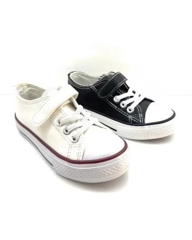 Deportivas de Hombre BUBBLE BOBBLE ZAPATILLA BASKET CON CIERRE DE VELCRO Y ELÁSTICO BLANCO