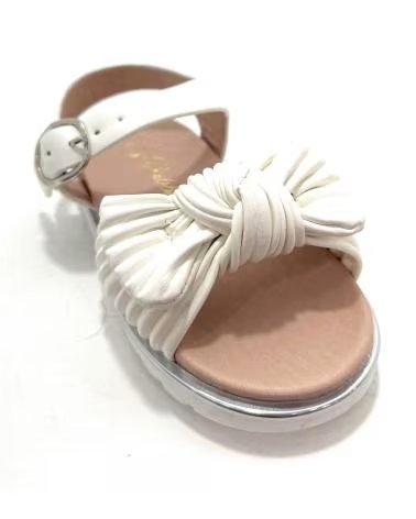 Sandalen für Herren BUBBLE BOBBLE ELEGANTE MIT SCHLEIFE UND SCHNALLE BLANCO