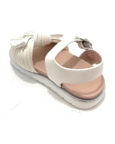 Sandalen für Herren BUBBLE BOBBLE ELEGANTE MIT SCHLEIFE UND SCHNALLE BLANCO