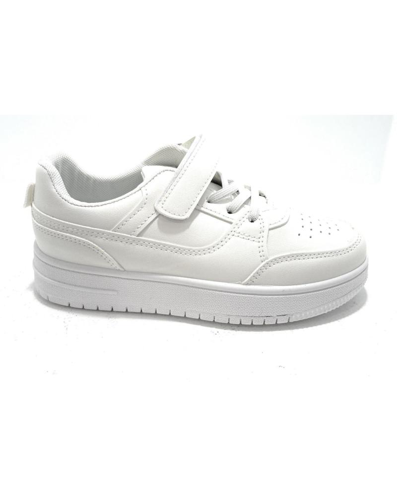 Sneaker für Mädchen und Junge BUBBLE BOBBLE DEPORTES NINOS CORDON-PEGUE COLORES BLANCO