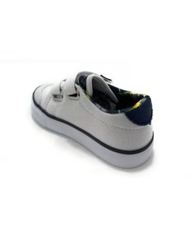 Zapatos de Hombre BUBBLE BOBBLE ZAPATILLAS DE LONA PARA NIÑO CON CIERRE DE TIRA ADHESIVA BLANCO