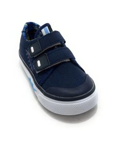 Schuhe für Herren BUBBLE BOBBLE SEGELTUCH-SNEAKER FÜR JUNGEN MIT KLETTVERSCHLUSS AZUL