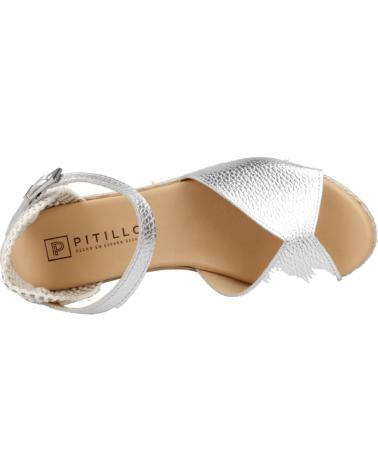 Sandálias de Mulher PITILLOS SANDALIAS MUJER MODELO 10592P COLOR PLATA