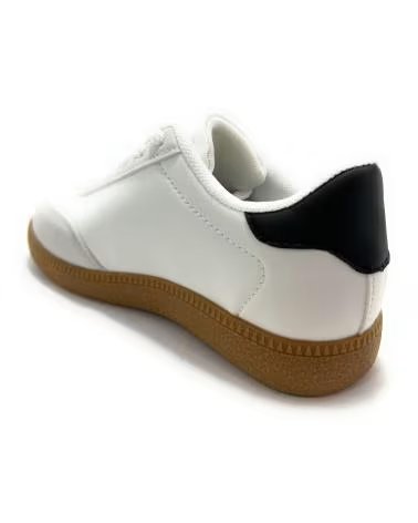 Sneaker für Herren BUBBLE BOBBLE MIT SCHNÜRSENKELN UND WILDLEDER-DETAILS BLANCO