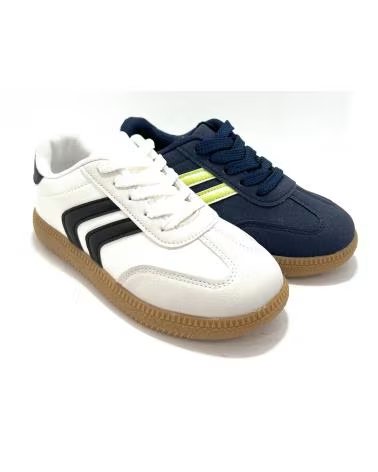 Sneaker für Herren BUBBLE BOBBLE MIT SCHNÜRSENKELN UND WILDLEDER-DETAILS BLANCO