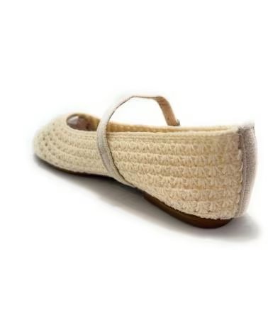 Sapatos de Homem BUBBLE BOBBLE SABRINAS NINA EM TECIDO COM TIRA E FIVELA BEIGE