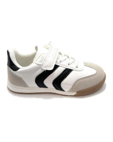 Sneaker für Mädchen und Junge BUBBLE BOBBLE DEPORTES NINOS CORDON MATERIAL BLANCO