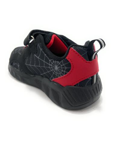 Sneaker für Mädchen und Junge BUBBLE BOBBLE DEPORTES NINO CON LUZ SPIDER CORDON-PE NEGRO
