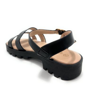 Sandalen für Mädchen BUBBLE BOBBLE SANDALIAS NINA TACON-PLATAFORMA TIRAS HE NEGRO