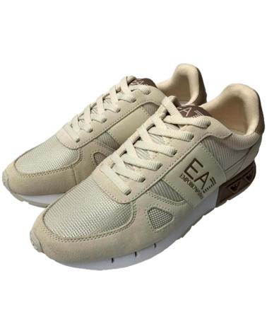 Sportivo per Uomo EMPORIO ARMANI ZAPATILLAS EA7 EN COLOR BEIGE