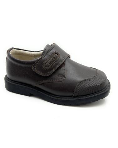 Scarpe per Bambino BUBBLE BOBBLE COLEGIAL PIEL NINO TIRA ADHESIVA PUNTERA MARRóN