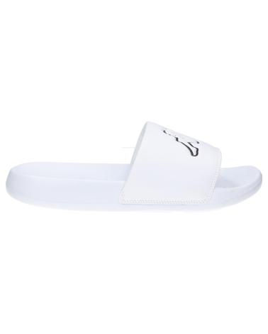Tongs pour Femme et Homme et Fille et Garçon KAPPA 371W3GW LOGO STEEVE A01 - WHITE-BLACK