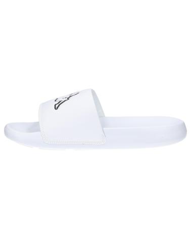 Tongs pour Femme et Homme et Fille et Garçon KAPPA 371W3GW LOGO STEEVE A01 - WHITE-BLACK