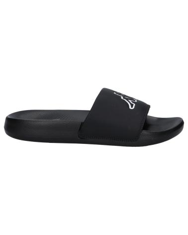 Tongs pour Femme et Homme et Fille et Garçon KAPPA 371W3GW LOGO STEEVE A0B - BLACK-WHITE