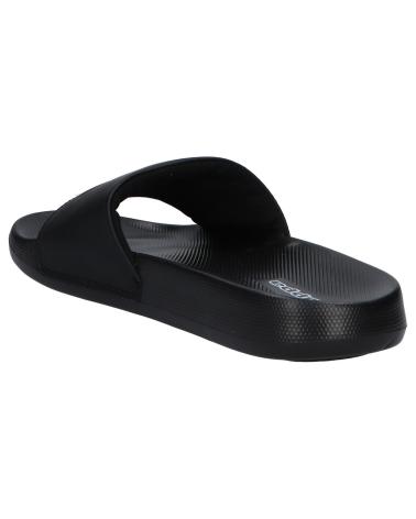 Tongs pour Femme et Homme et Fille et Garçon KAPPA 371W3GW LOGO STEEVE A0B - BLACK-WHITE