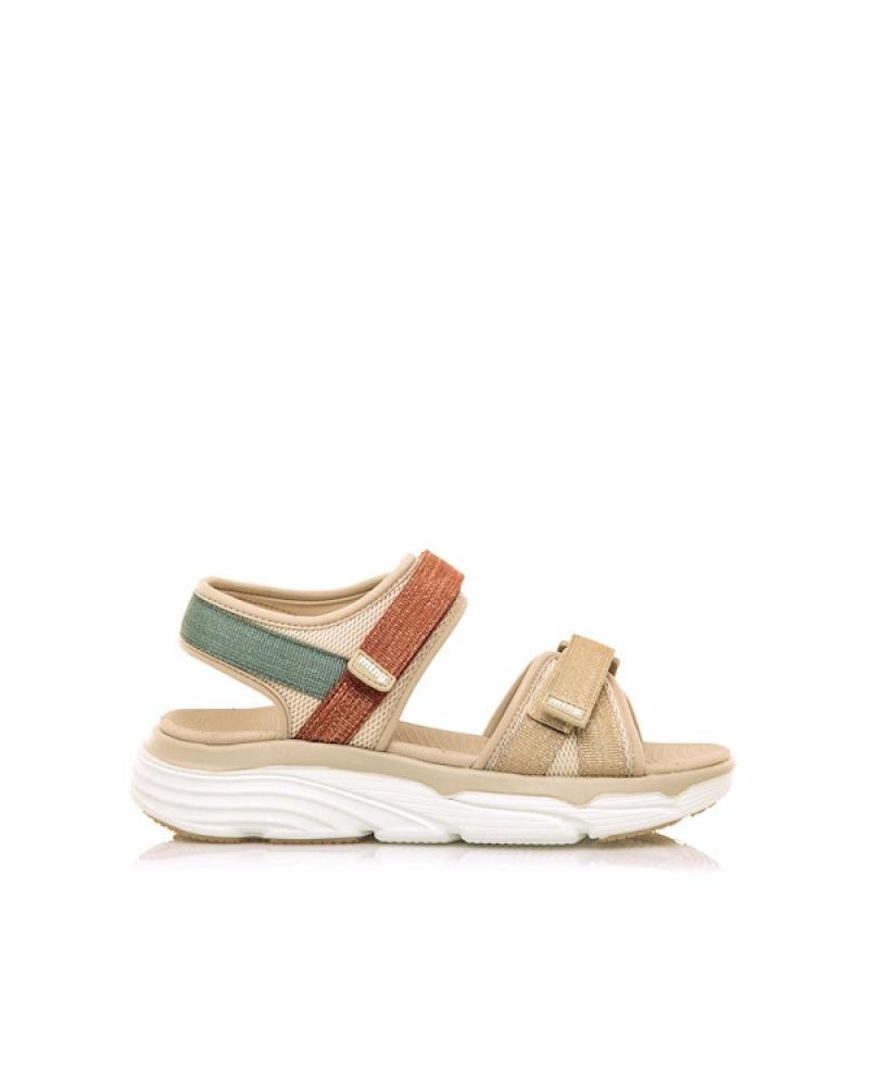 Sandálias de Mulher MTNG SANDALIAS SPORT MUJER MUSTAN PEGUE BEIGE