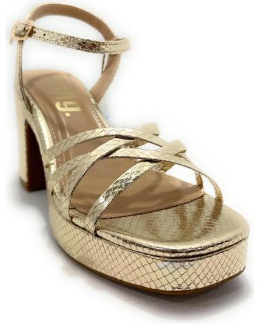 Sandalen-De-Mujer-MTNG-SANDALIAS-MUSTANG-TACON-TIRAS-SERPIENTE-AMARILLO
