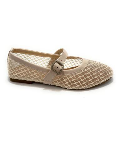 Bailarinas-De-Mujer-BUONAROTTI-MANOLETINAS-REJILLA-HEBILLA-BEIGE
