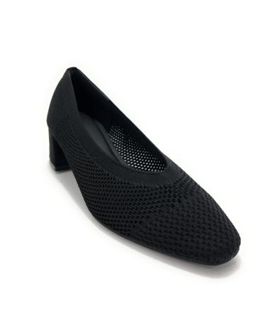 Sapatos de Mulher BUONAROTTI ZAPATOS TACON REJILLA ELASTICO CONFORT NEGRO