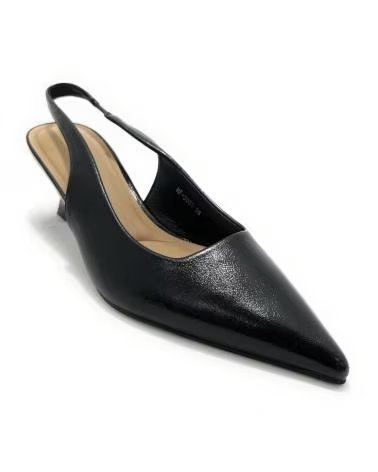 BUONAROTTI ZAPATOS VESTIR SALON DESTALONADO TACON B NEGRO