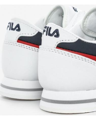 Sneaker für Damen und Mädchen und Junge FILA ORBIT LOW KIDS WHITE-DRESS BLUE BLANCO