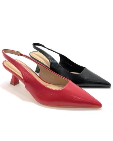 BUONAROTTI ZAPATOS VESTIR SALON DESTALONADO TACON B NEGRO